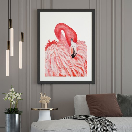 Affiche / Poster - Flamant rose