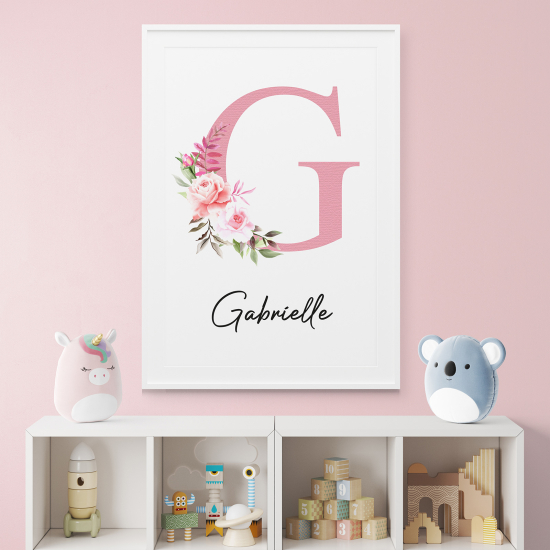 Affiche / Poster Monogramme - Lettre G