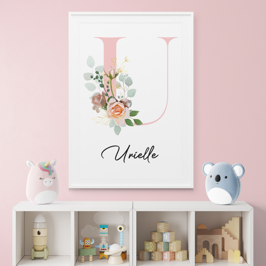 Affiche / Poster Monogramme - Lettre U