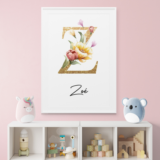 Affiche / Poster Monogramme - Lettre Z