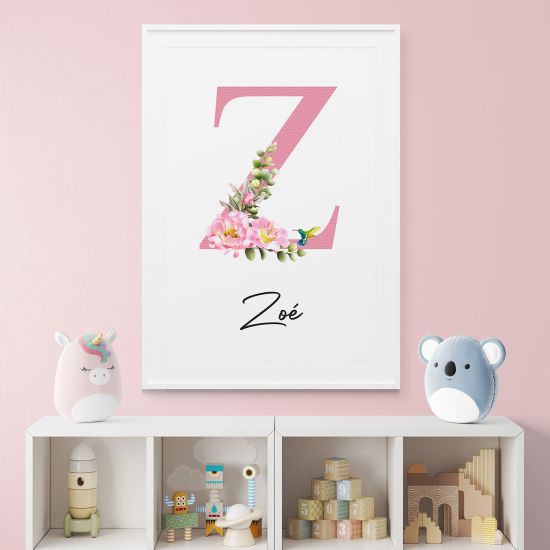 Affiche / Poster Monogramme - Lettre Z