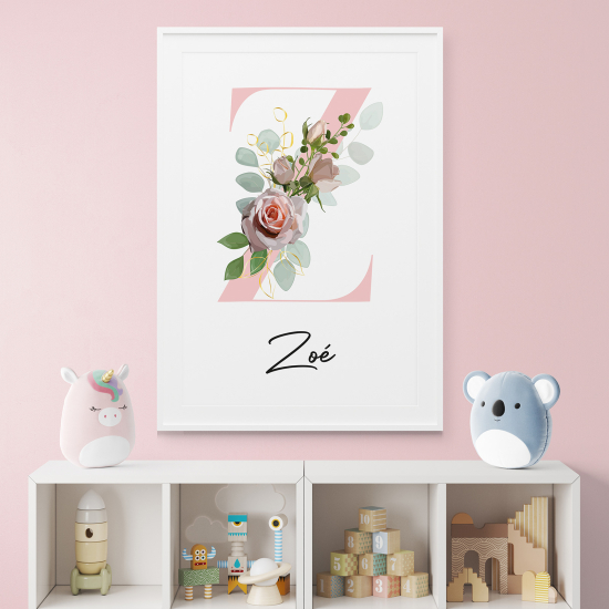 Affiche / Poster Monogramme - Lettre Z