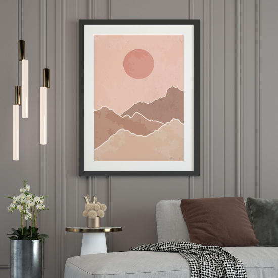 Affiche / Poster - Paysage Boho