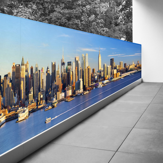 Brise vue Trompe l'œil - 100x450 cm - New york