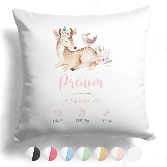 Coussin de naissance - Faon