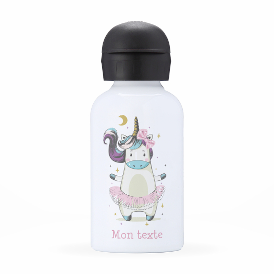 Gourde isotherme enfant personnalisée - Danseuse licorne