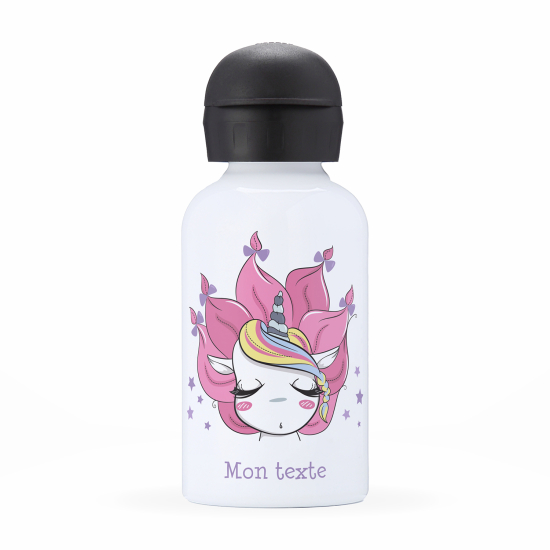 Gourde isotherme enfant personnalisée - Licorne 