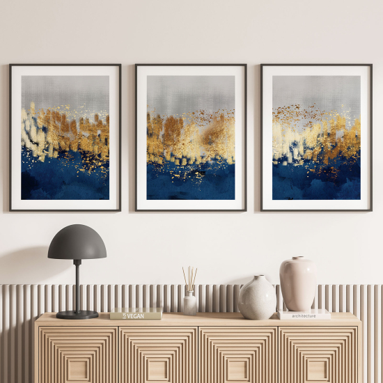 Lot de 3 Affiches / Posters Triptyque - Design