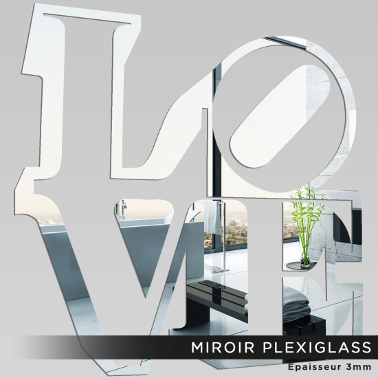 Miroir Plexiglass - Love