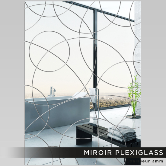 Miroir Plexiglass - Rectangle design