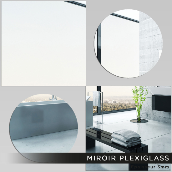 Miroir Plexiglass - Ronds & carrés