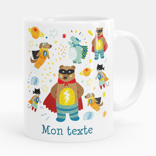 Mug - Tasse personnalisée - Animaux super-héros