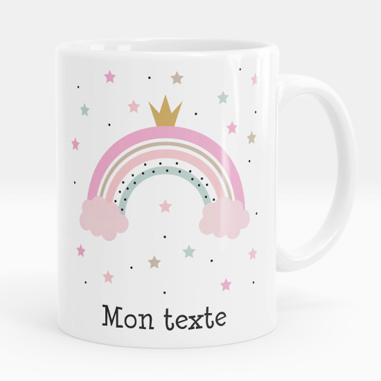 Mug - Tasse personnalisée - Arc-en-ciel reine