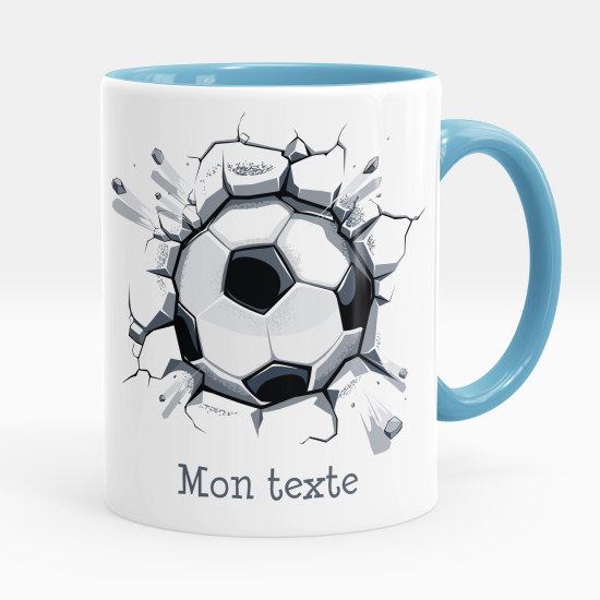 Mug - Tasse personnalisée - Ballon de foot