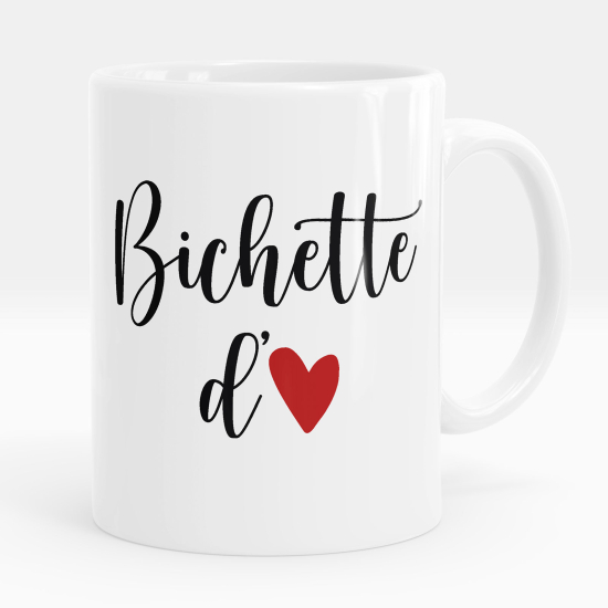 Mug - Tasse personnalisée - Bichette d'amour