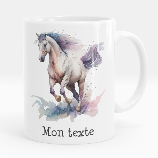 Mug - Tasse personnalisée - Cheval