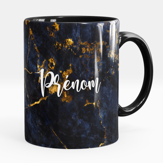 Mug - Tasse personnalisée - Effet marbré