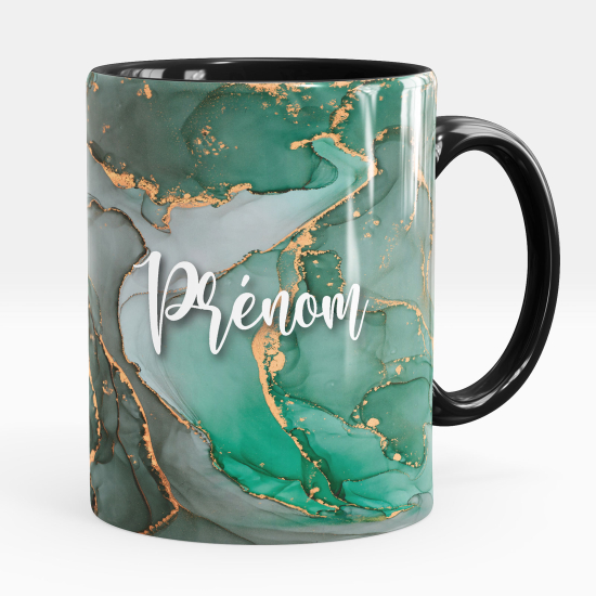 Mug - Tasse personnalisée - Effet marbré