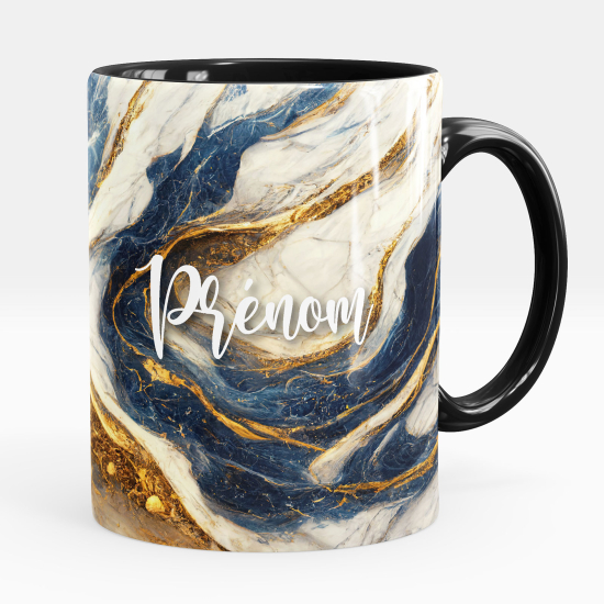 Mug - Tasse personnalisée - Effet marbré