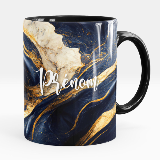 Mug - Tasse personnalisée - Effet marbré