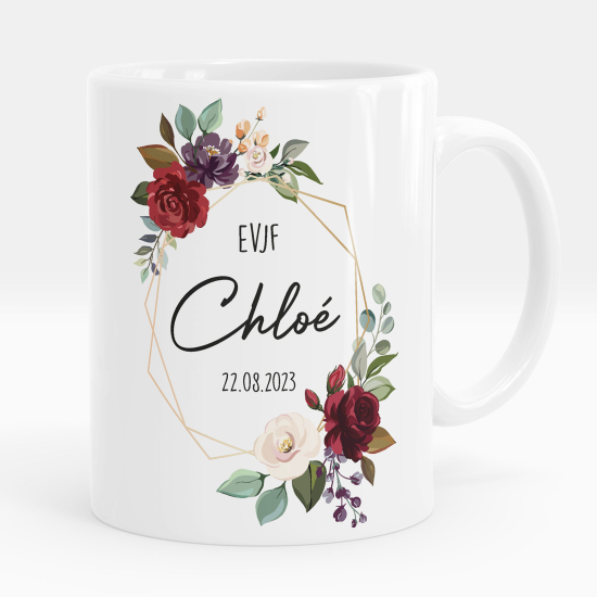 Mug - Tasse personnalisée - EVJF Prénom