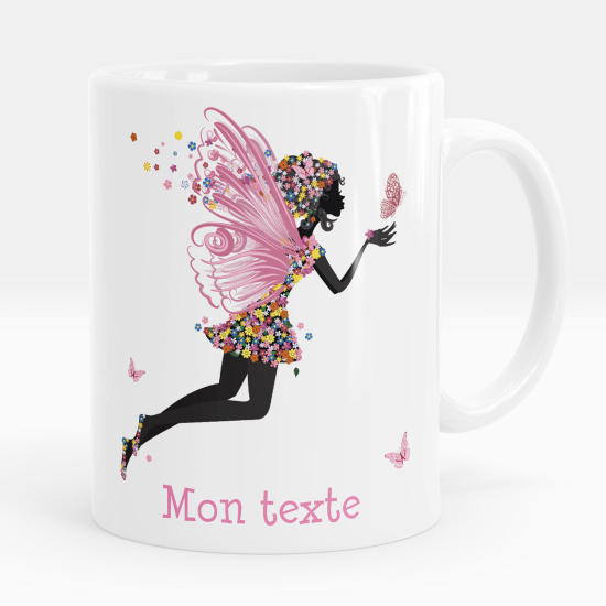 Mug - Tasse personnalisée - Fée papillons