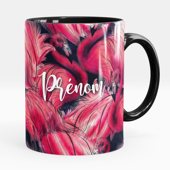 Mug - Tasse personnalisée - Flamant rose