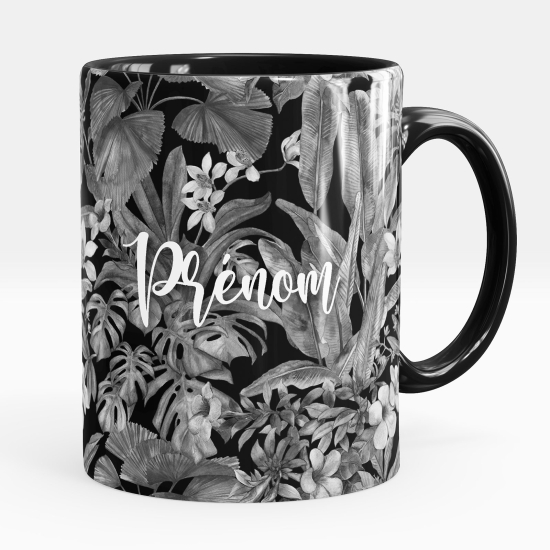 Mug - Tasse personnalisée - Fleurs