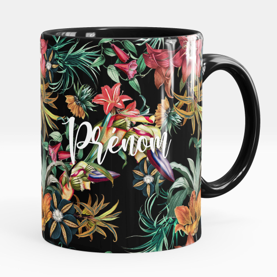 Mug - Tasse personnalisée - Fleurs