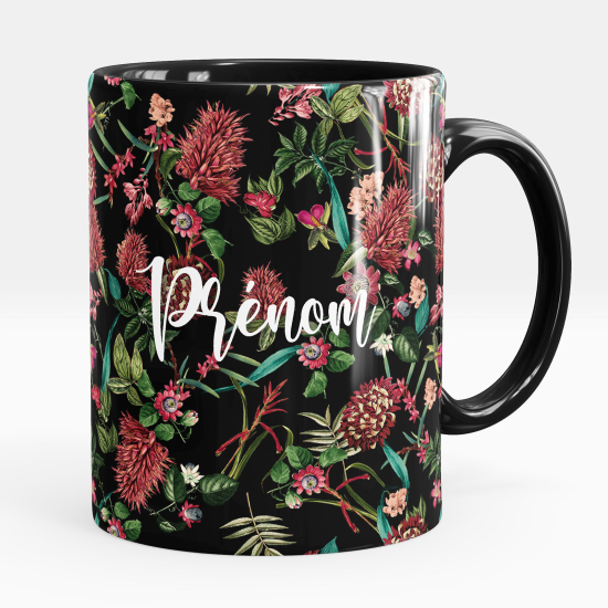 Mug - Tasse personnalisée - Fleurs