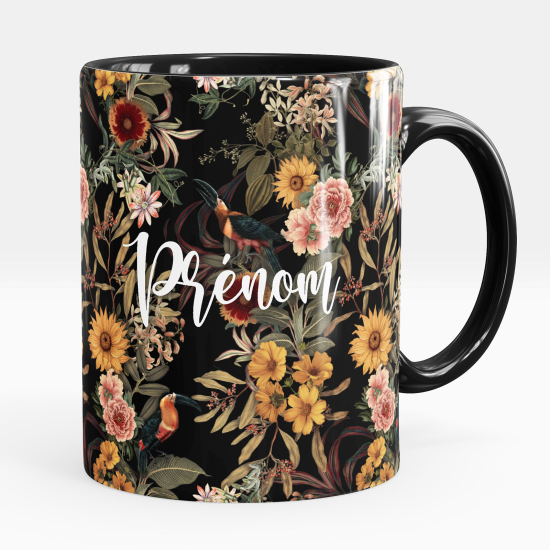 Mug - Tasse personnalisée - Fleurs