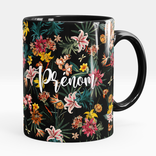 Mug - Tasse personnalisée - Fleurs