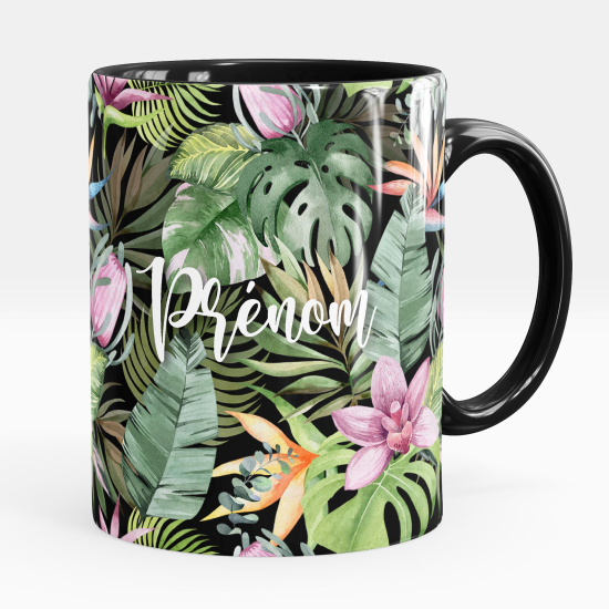 Mug - Tasse personnalisée - Fleurs