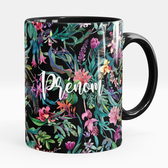 Mug - Tasse personnalisée - Fleurs