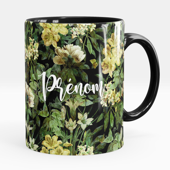 Mug - Tasse personnalisée - Fleurs