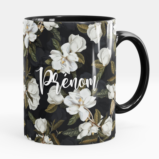 Mug - Tasse personnalisée - Fleurs