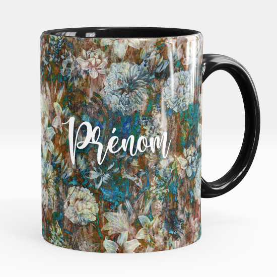 Mug - Tasse personnalisée - Fleurs