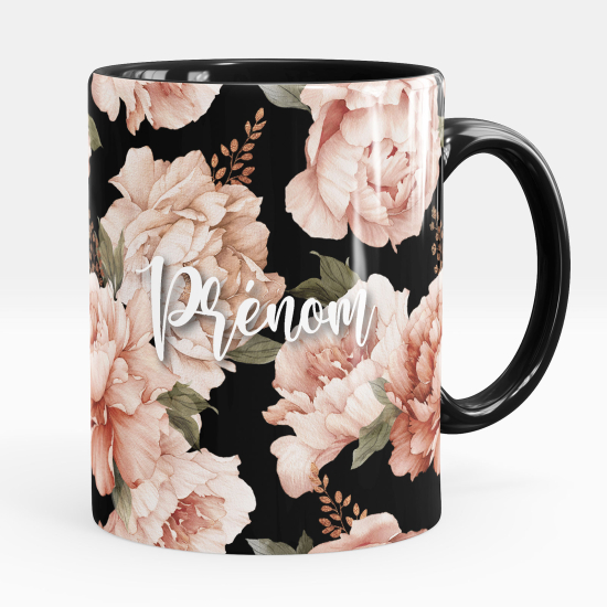 Mug - Tasse personnalisée - Fleurs