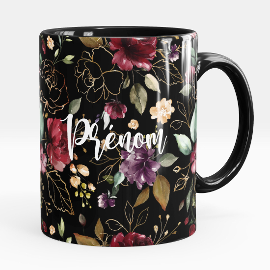 Mug - Tasse personnalisée - Fleurs