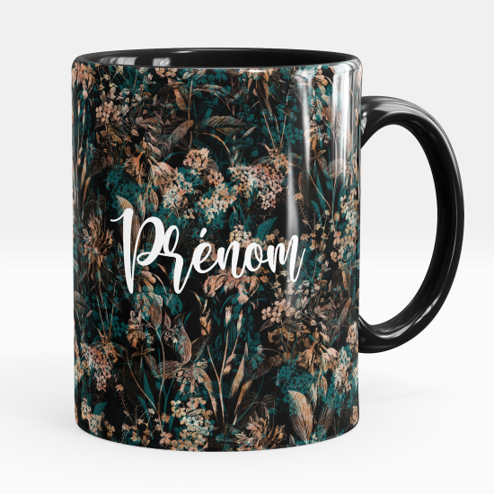 Mug - Tasse personnalisée - Fleurs