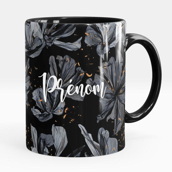 Mug - Tasse personnalisée - Fleurs