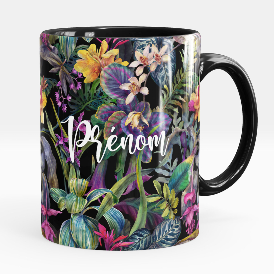 Mug - Tasse personnalisée - Fleurs