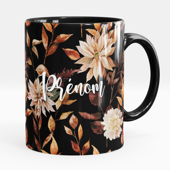 Mug - Tasse personnalisée - Fleurs