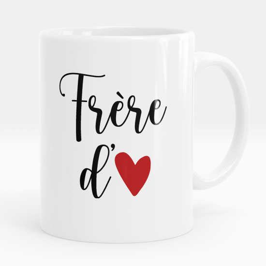 Mug - Tasse personnalisée - Frère d'amour