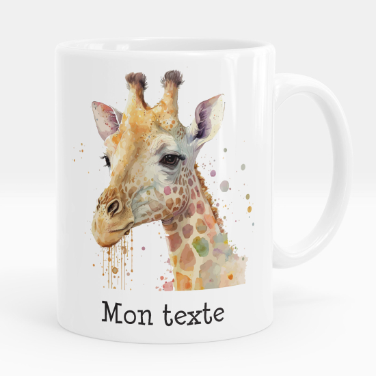 Mug - Tasse personnalisée - Girafe