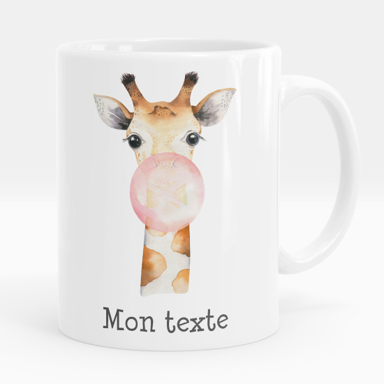 Mug - Tasse personnalisée - Girafe