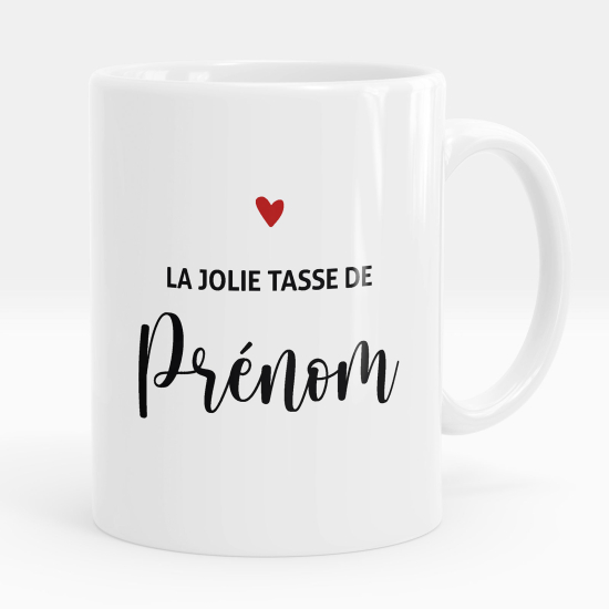 Mug - Tasse personnalisée - La jolie tasse de prénom