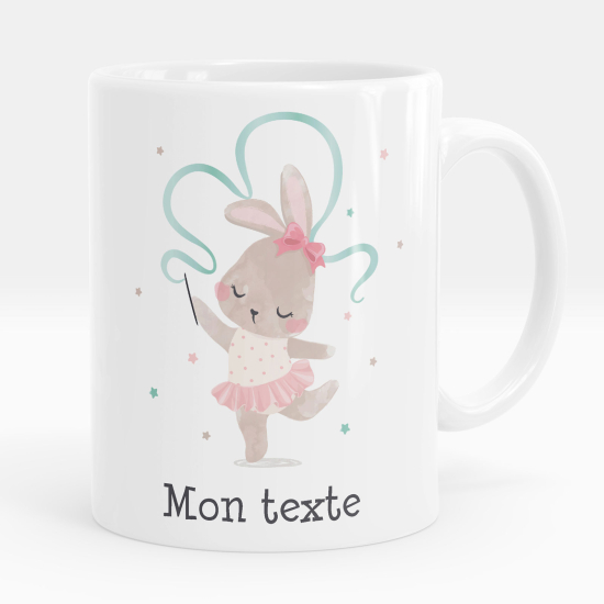 Mug - Tasse personnalisée - Lapine danseuse