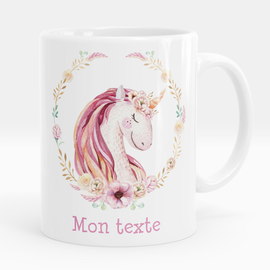 Mug - Tasse personnalisée - Licorne