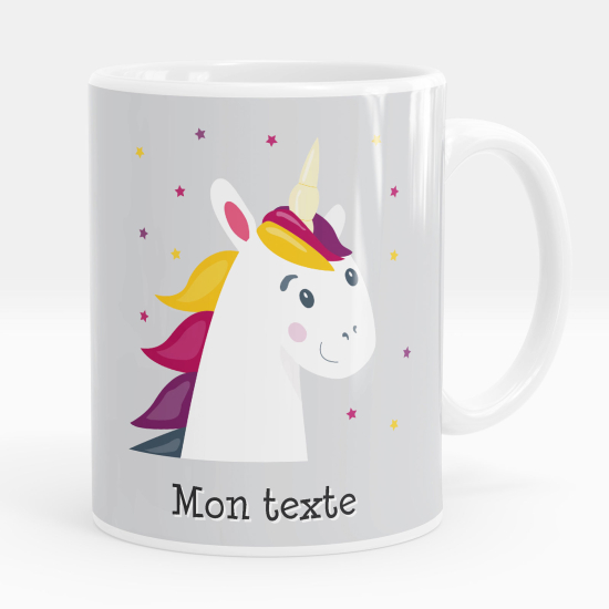 Mug - Tasse personnalisée - Licorne